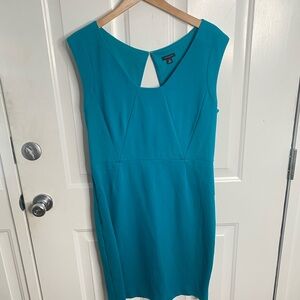 Ann Taylor Teal Midi Dress